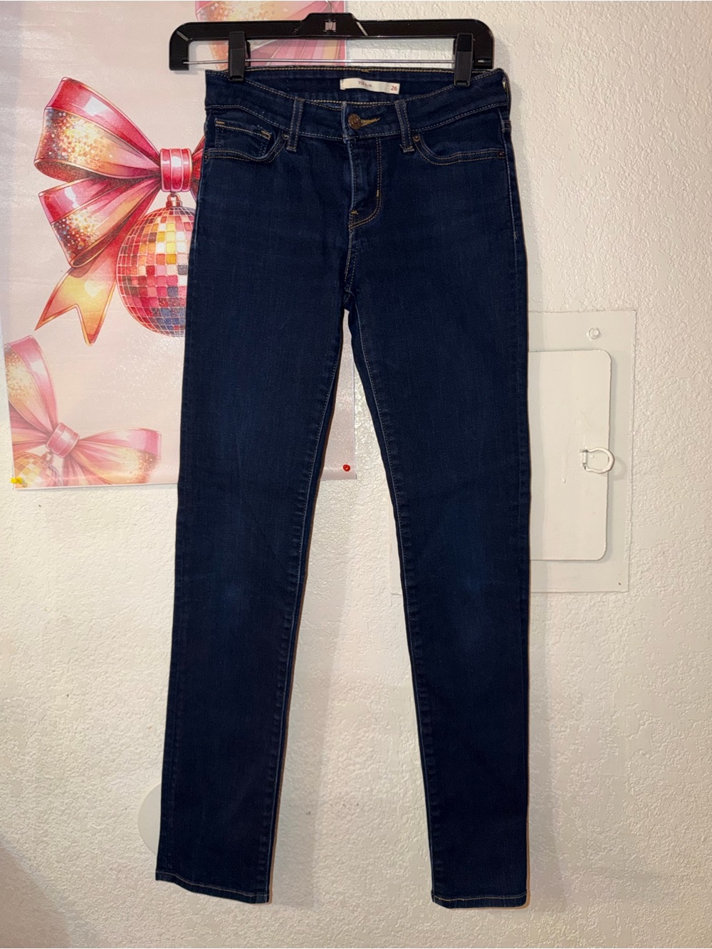 Dark Blue Women's Skinny Jeans -